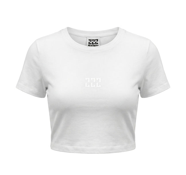 GLOWING WINGS CROP TEE